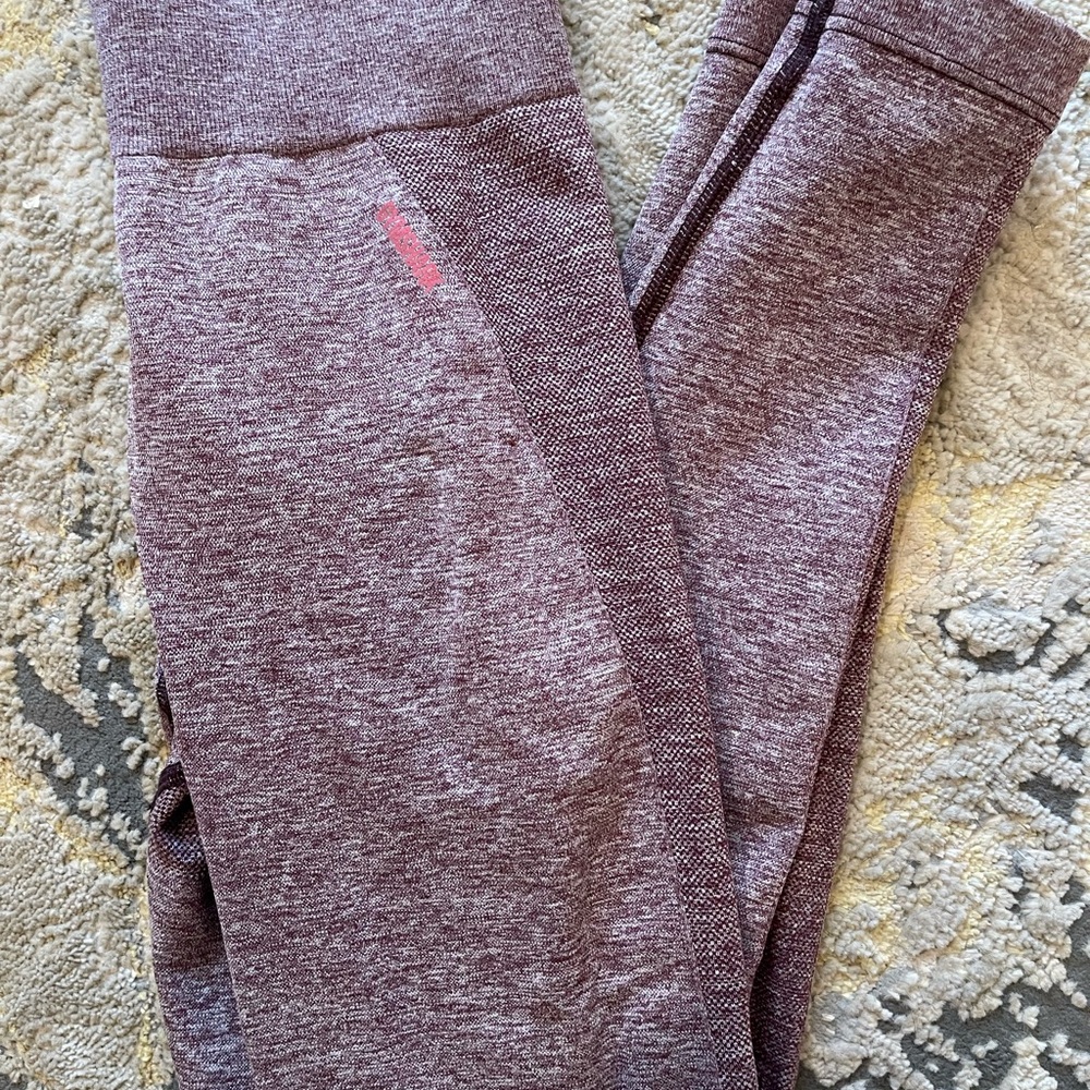 Gymshark Heathered Purple Marl Flex Leggings